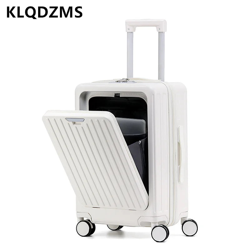 KLQDZMS 20"22"24"26 Inch Luggage New Universal Multifunctional Business Trolley Case Boarding Box with Wheels Rolling Suitcase