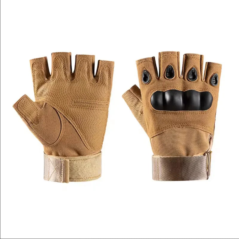 Half-Finger Outdoor Hunting Tactical Gloves Training Fitness Anti-Skid Cycling Sports Breathable Wear Resistance Wholesale