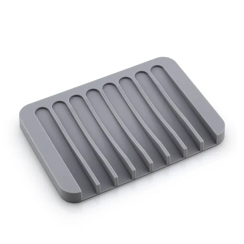 1/2pcs Self Draining Soap Holder Silicone Soap Dish Soap Saver for Shower Bathroom Kitchen Sponges Keep Soap Bars Dry Clean