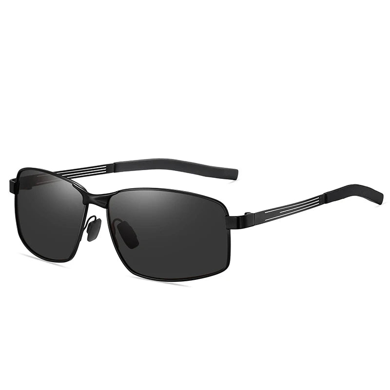 New Mens Polarized Sunglasses Metal Frame Driving Sun Glasses Men Shades Vintage Luxury Brand Designer Night-vision Goggles 2025