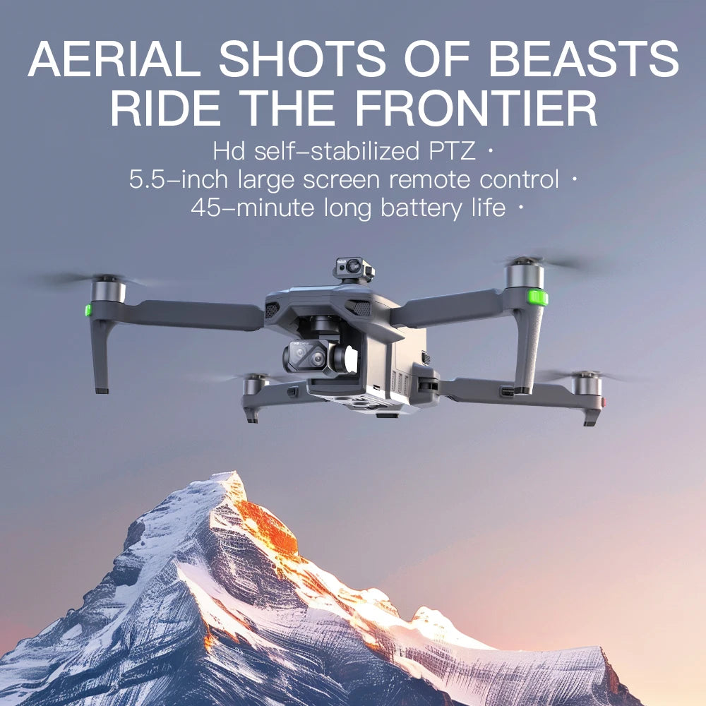 ZLL SG909 MAX GPS Drone With 4K Camera 6KM Touch Screen RC Profesional Drone 360° obstacle avoidance Foldable RC Quadcopter