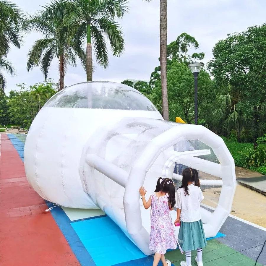 Inflatable Bubble House Waterproof Luxurious Transparent Outdoor Dome Inflatable Bubble Tent with Blower for Camping Music Fest