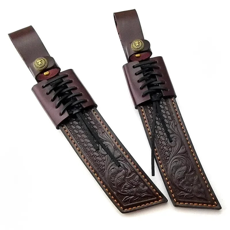 Hunting Sheath Fixed Blade Sheath Leather Knife Sheaths Knife Holster Leather Knife Sheath Brown