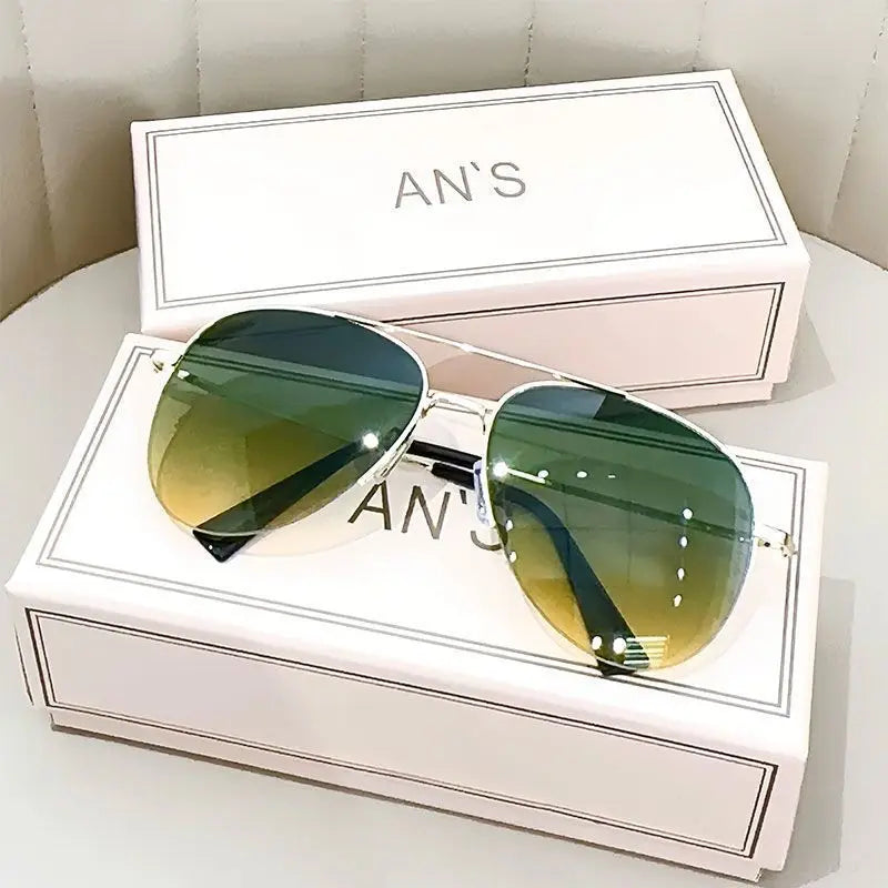 Brown Sunglasses For Men, High-end Polarized Sunglasses For Driving, Large Frame, Large Face Sunshade