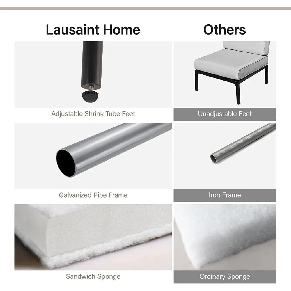 outdoor patio furniture, 8 piece outdoor sectional sofa pe rattan wicker patio conversation sets,all weather patio furniture se