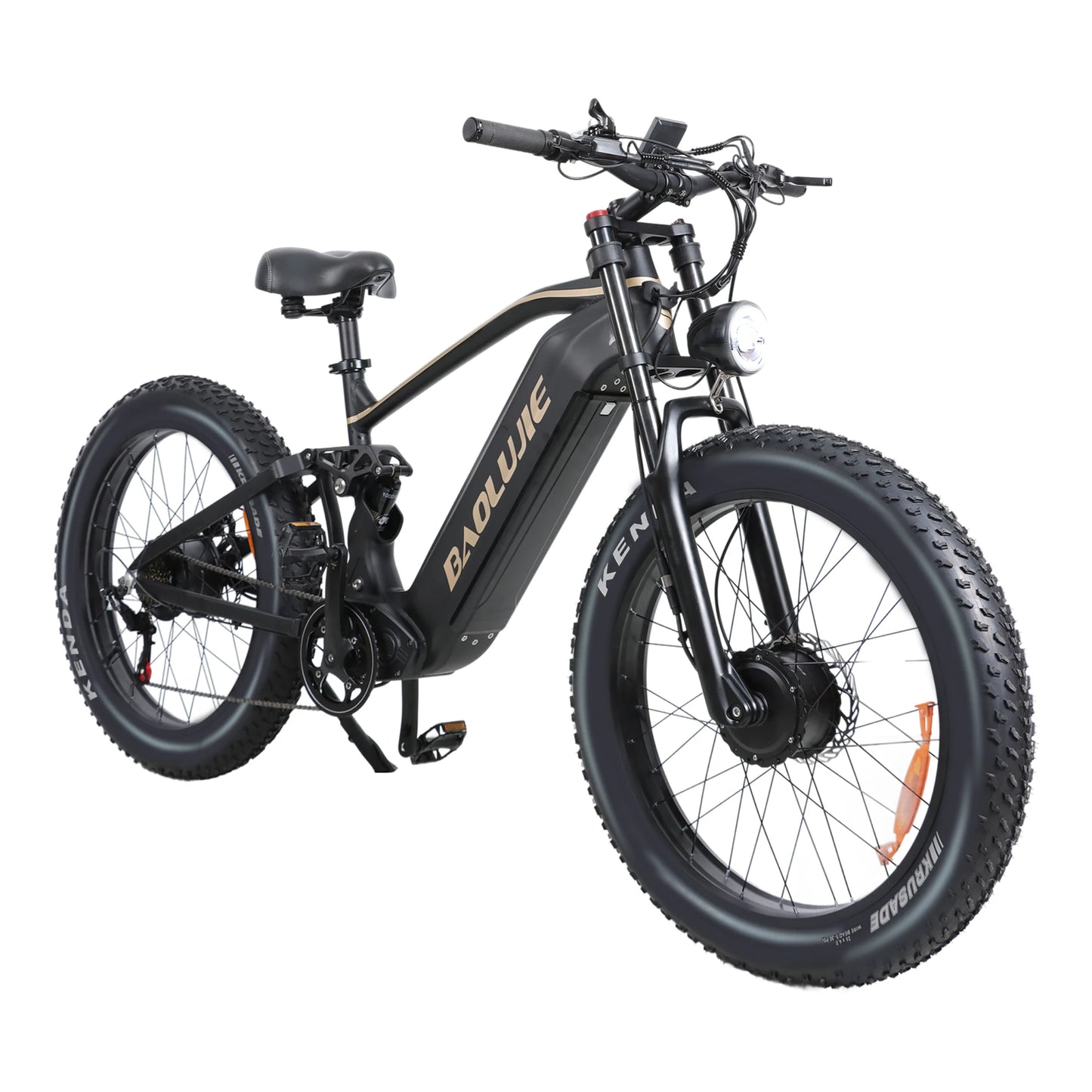 BAOLUJIE P2 3000W Ebike Mountain E-bike 52V 23AH Electric Bicycle 55KM/H Electric Bike for Adults Off-road【1 Year Warranty】