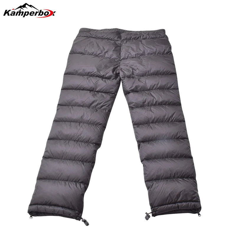 Kamperbox Hiking Men Pants Winter Down Pants Men Winter Down Trousers Hiking
