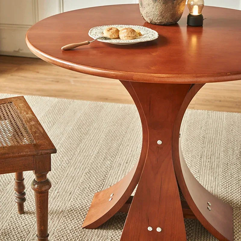 Round Modern Dining Table Living Room Unique Restaurant Kitchen Dining Table Coffee Italian Tavolo Da Pranzo Home Furniture