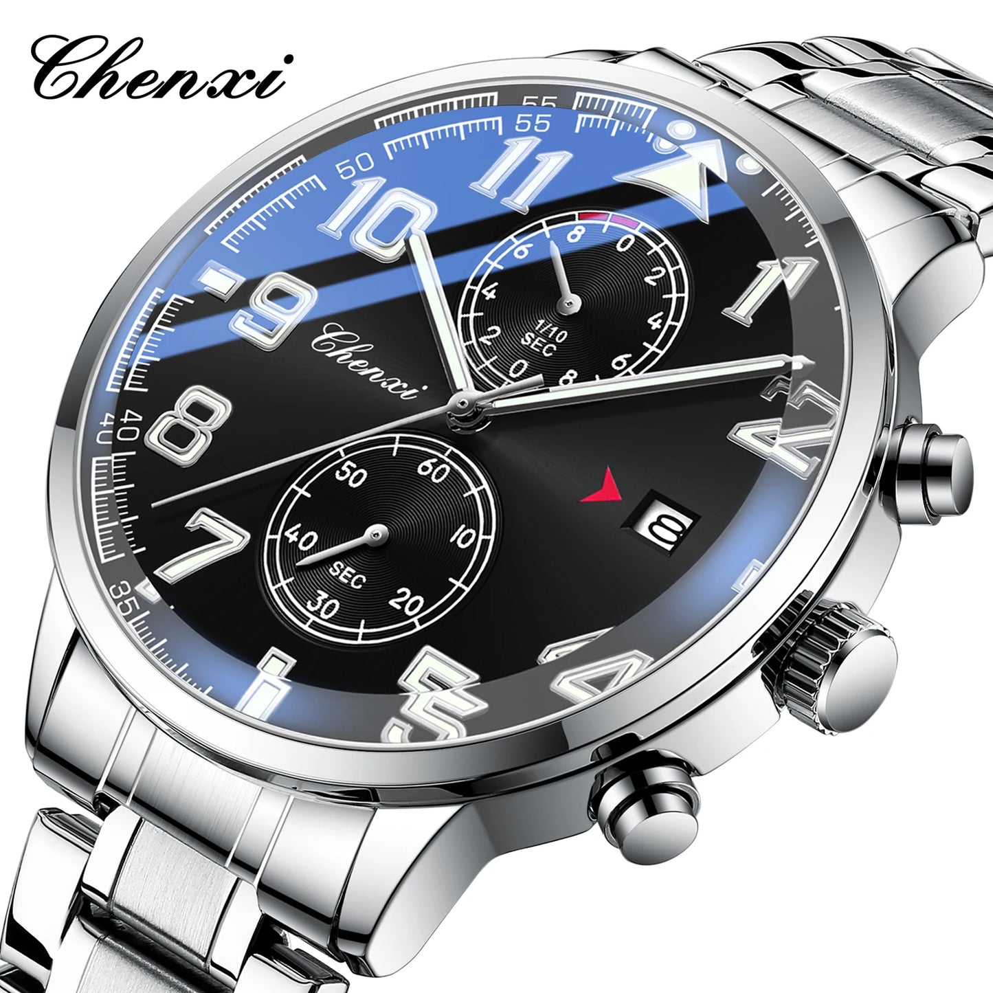 NEW Fashion Multifunction Men for Watches Top Brand Casual Sports Waterproof Wristwatch Chronograph Calendar Men's Watch Gifts