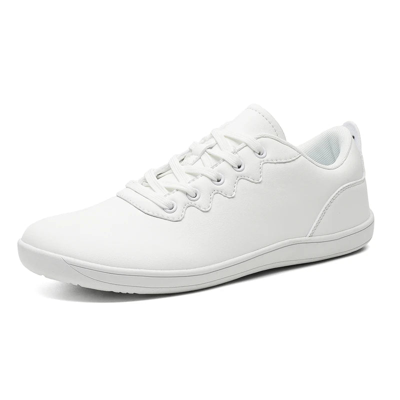 Wide Toe Box Barefoot Shoes for Women Men PU Leather Casual Shoes Zero Drop Dress Sneakers Outdoor Men Walking Shoes EU36-48