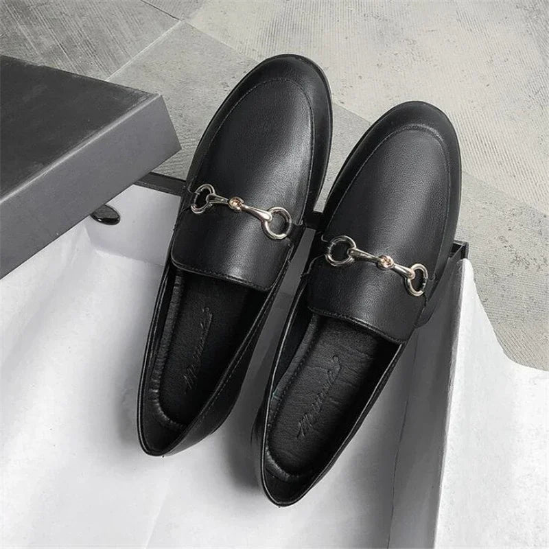 Womens Shoes Flats Loafers Ladies Fashion Leather Brand Sneakers Womens Designer Flat Ladies Shoes Woman Luxury Female Footwear