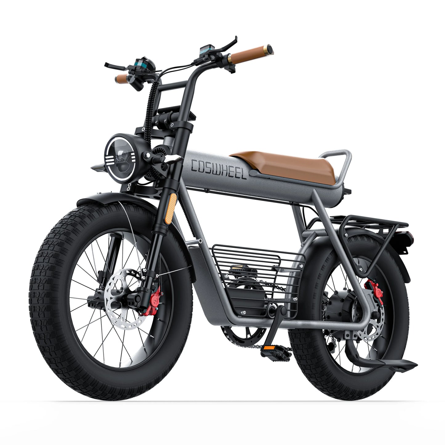 Coswheel CT20 Electric Bike 48V 25AH 1000W 55Km/h Electric Bike Fat Tire Bike Adult Electric Bike Free Rear Rack + Fenders