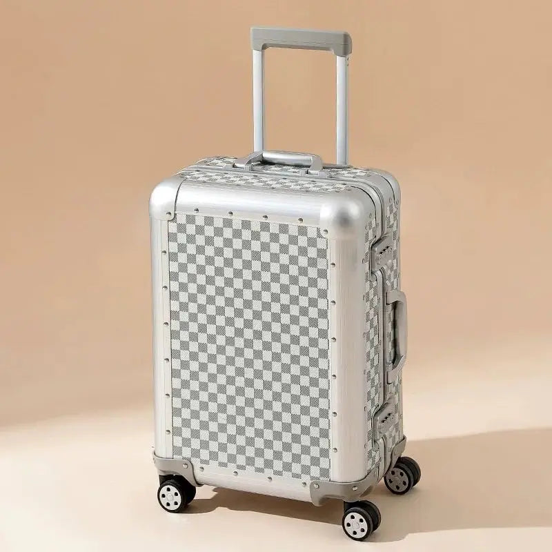 LIXIA Suitcase Travel Set 20"24"26-inch Large-capacity Trolley Case Full Aluminum Magnesium Alloy Boarding Box Luggage