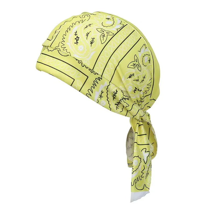 Paisley Printed Headscarf Man Women Scarf Summer Spring Cycling Pirate Hat Outdoor Fashion Motorcycle Hip-Hop Hiking Headband