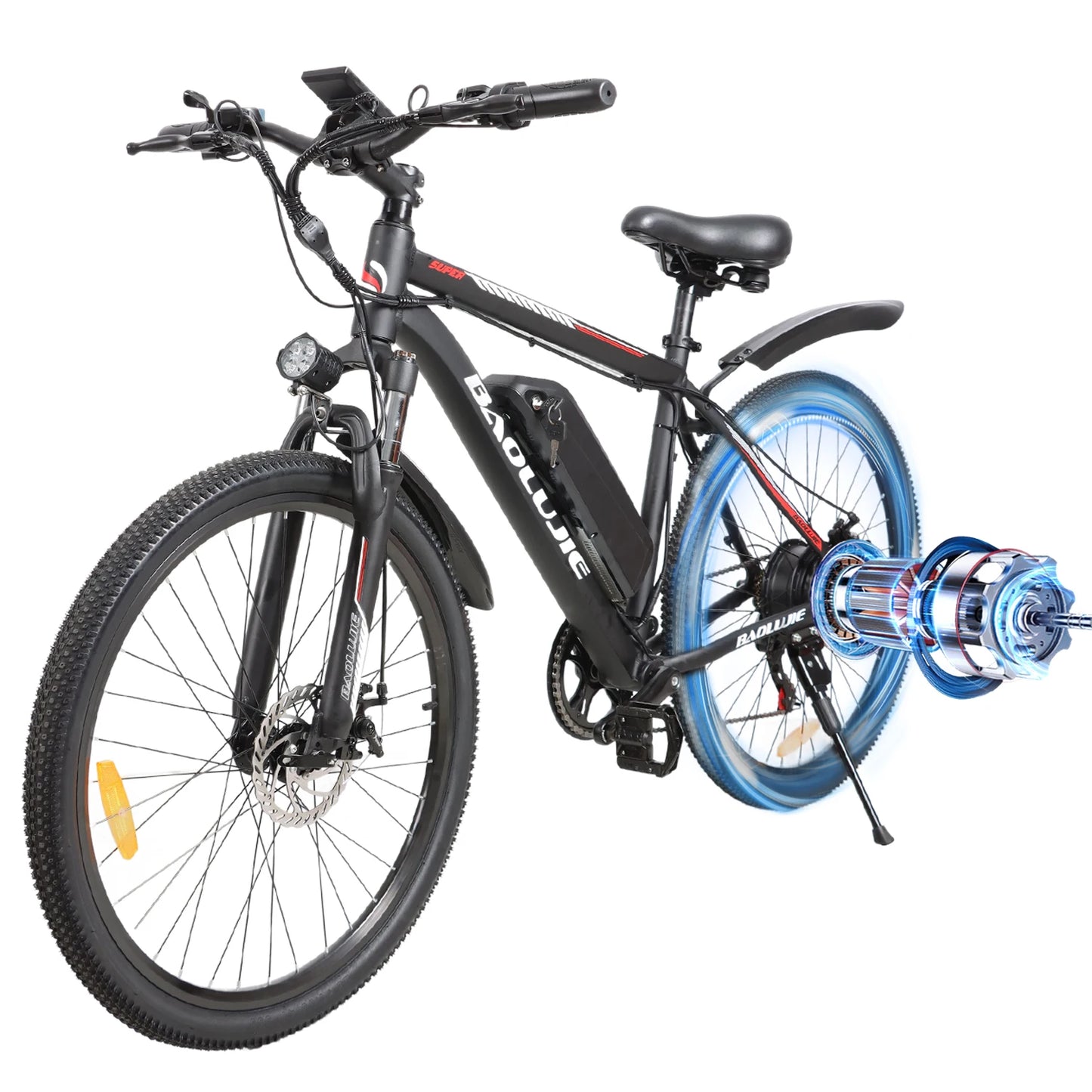 BAOLUJIE S1 Electric Bike for Adults 1000W Motor E bike 70 Miles Rang 28MPH Removable Battery Electric Bicycles【1 Year Warranty】