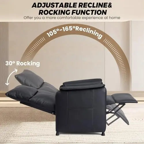 Recliner Chair with Memory Function, Adjustable Single Recliners Sofa with Remote Control for Adults, Home Theater Seating
