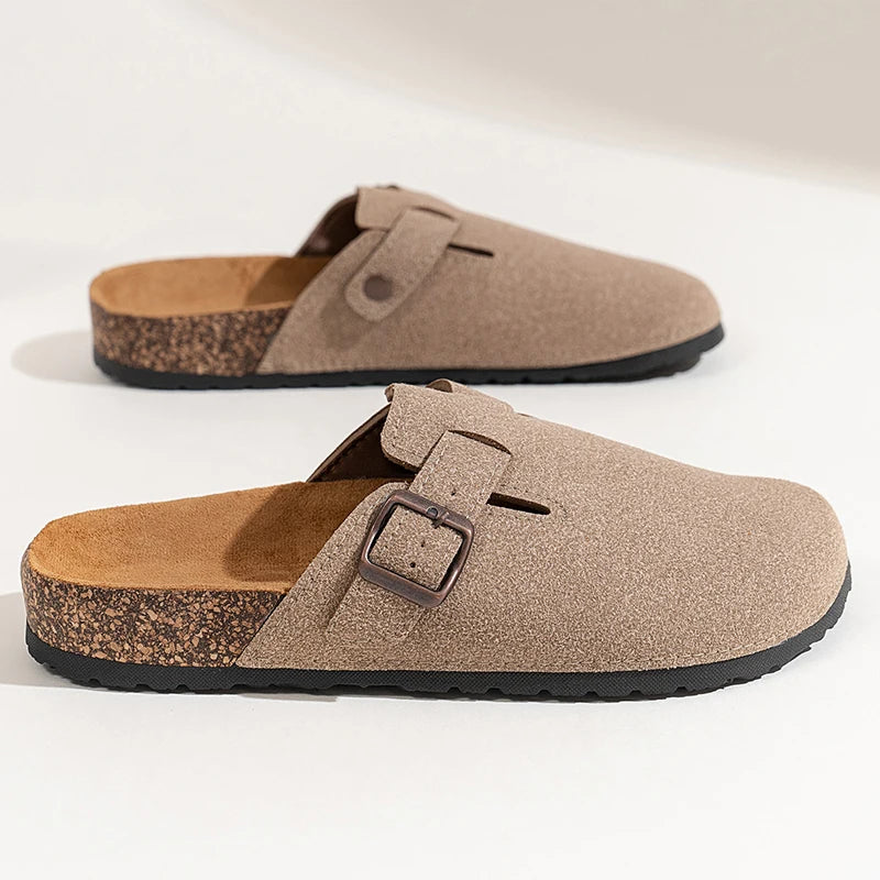 Men's Toe-Toe Slippers, Fashionable and Versatile, Thick-Soled, Wear-Resistant, Soft-Soled, Slip-On Casual Sandals
