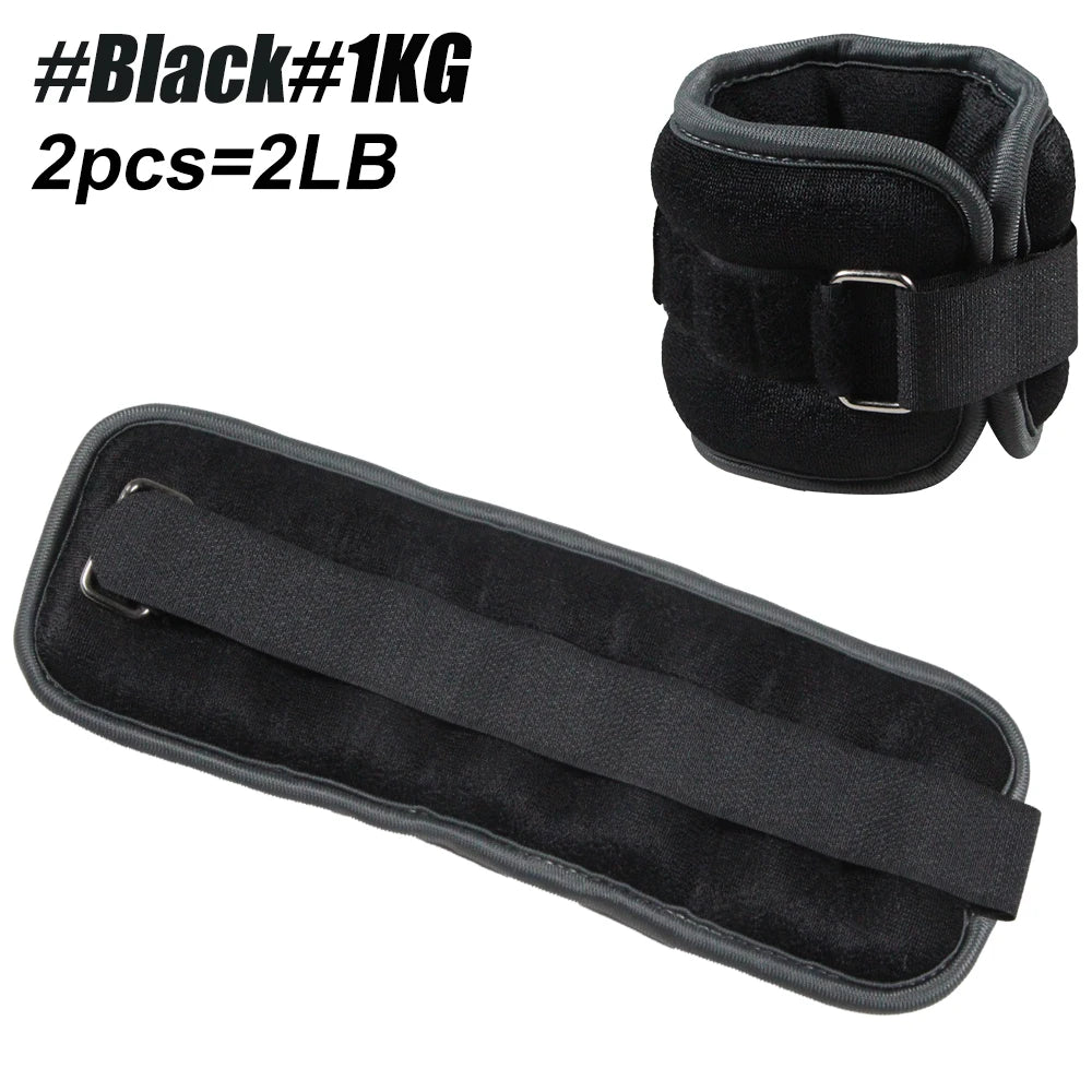 Ankle Wrist Weights, (0.25kg / 0.5kg Each Pack) Modularized Leg Wrist Weight Straps for Yoga, Walking, Running, Aerobics, Gym