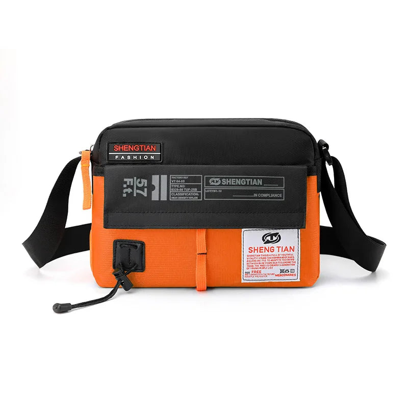 Men's Shoulder Bag New Fashion Sports Leisure Crossbody Lightweight Oxford Leisure Backpack Simple Travel Cross Body Bag