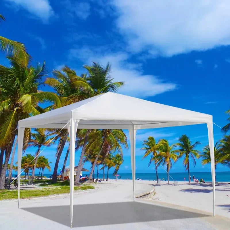 UBesGoo Party Wedding Tent Outdoor Camping Gazebo Canopy with 3 Sidewalls Canopy 10' X 10'