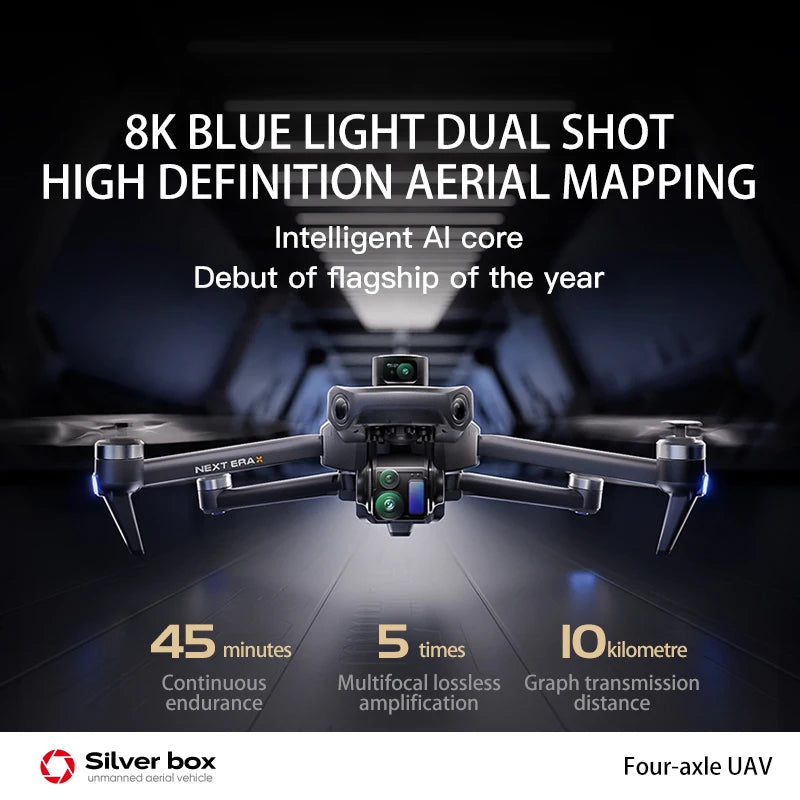 High-end GPS Drone P7 MAX Professional 8K With Screen Remote Control 20km Digital Image Transmission Brushless RC Quadcopter Toy