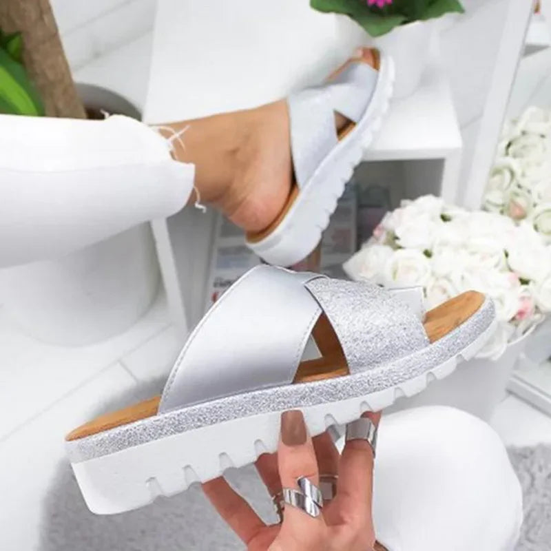 2025 Women Shoes Slippers Orthopedic Bunion Corrector Comfy Platform Ladies Casual Big Toe Correction Sandal Sandalias De Mujer
