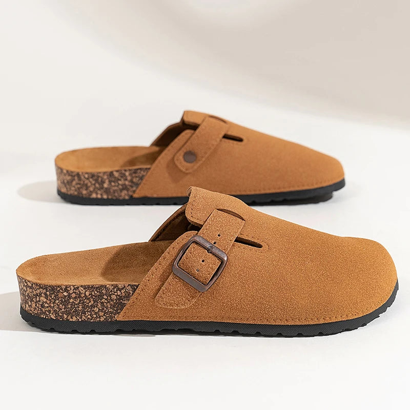Men's Toe-Toe Slippers, Fashionable and Versatile, Thick-Soled, Wear-Resistant, Soft-Soled, Slip-On Casual Sandals