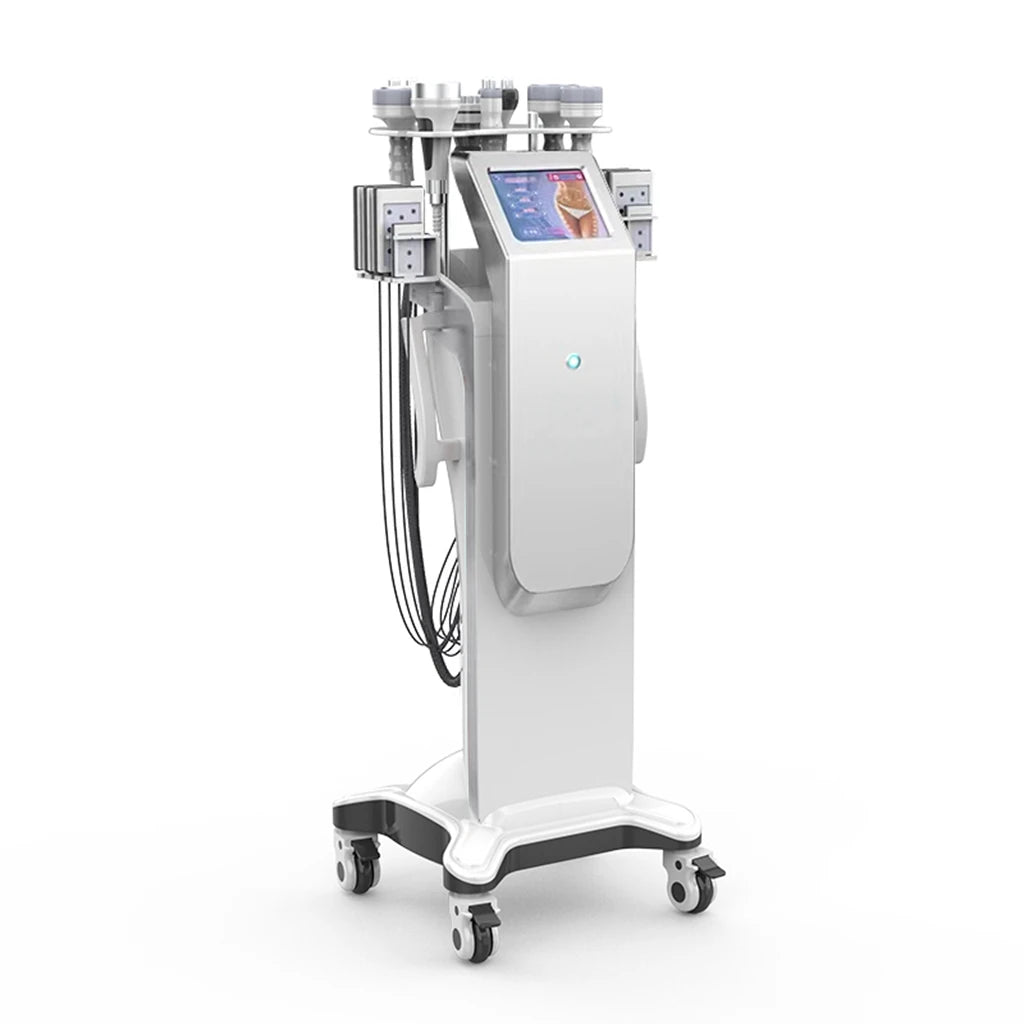80K 10 in 1 Cavitation Vacuum Body Slimming Machine Cavitation Lipolaser Pads Fat Burning Cellulite Reduce Body Sculpting Device
