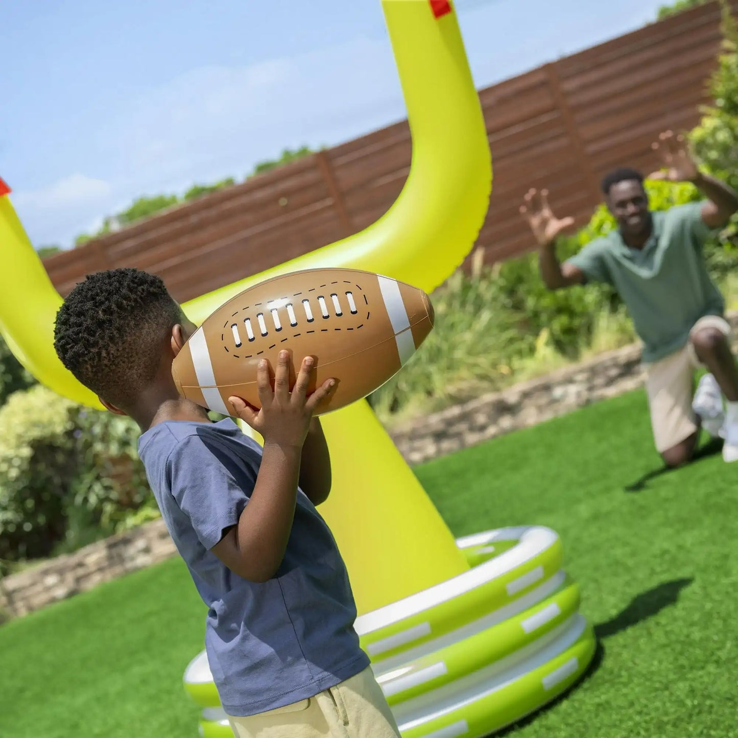 Field Goal Frenzy Kids Outdoor Inflatable Football Game