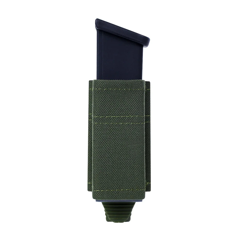 Ophidian MOLLE Mag Pouch FAST 9MM Single/Double Mag Bag Hunting CS Games Air soft Holder With Nylon Support Clip