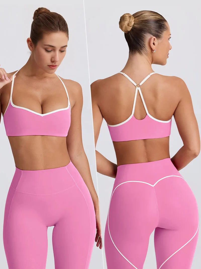 2025 Yoga Wear Suit High Waist Lift Yoga Clothes Women Slimming And Tight Suspenders Beauty Back Exercise Underwear For Yoga