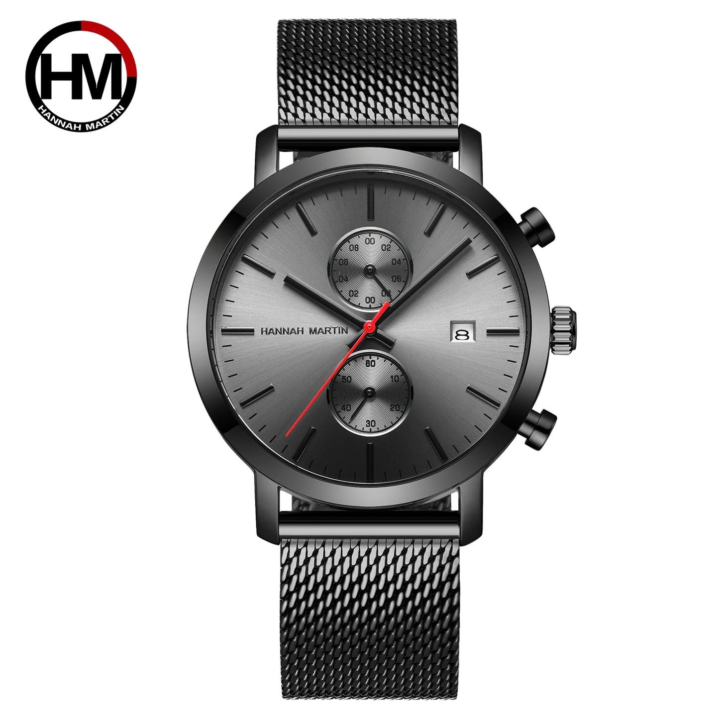 Men Watches Top Brand Fashion Multifunction Small Dial Stainless Steel Mesh Business Waterproof Wrist Watches Relogio Masculino