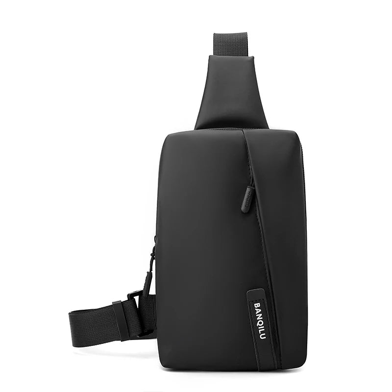 Men's breast bag ins waterproof messenger bag fashion locomotive cycling backpack shoulder bag sports couple fanny pack