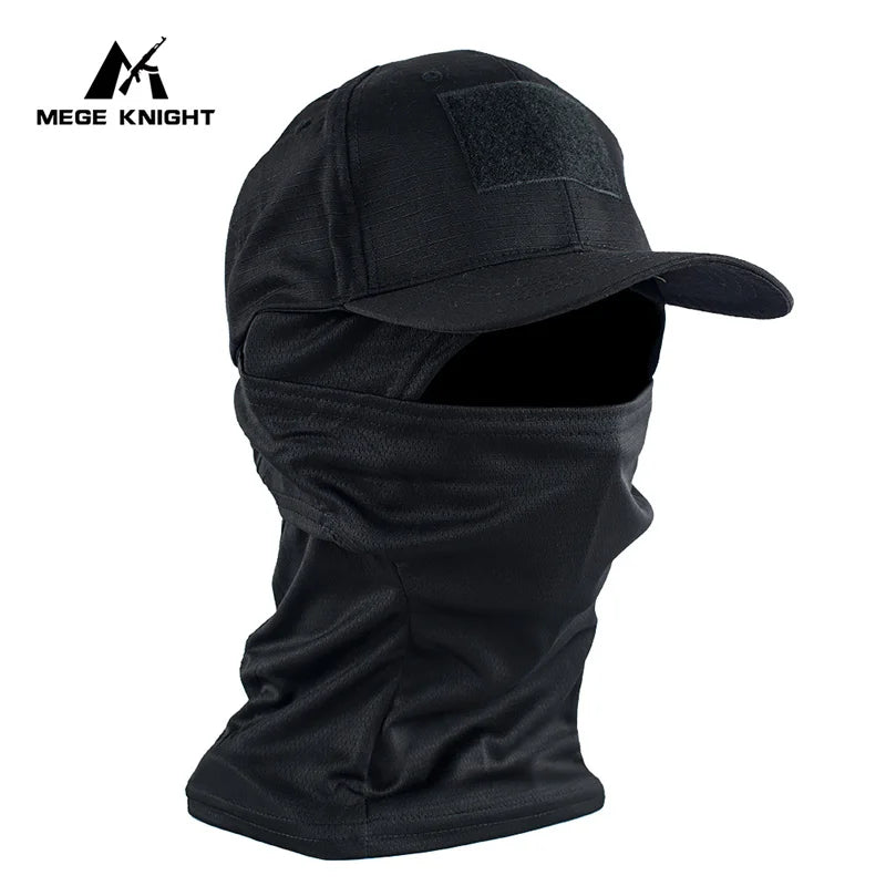 Tactical Camouflage Mask Hat Baseball Cap Beanies Skullies Unisex Hip Hop Knitted Cap Elastic Outdoor Cap