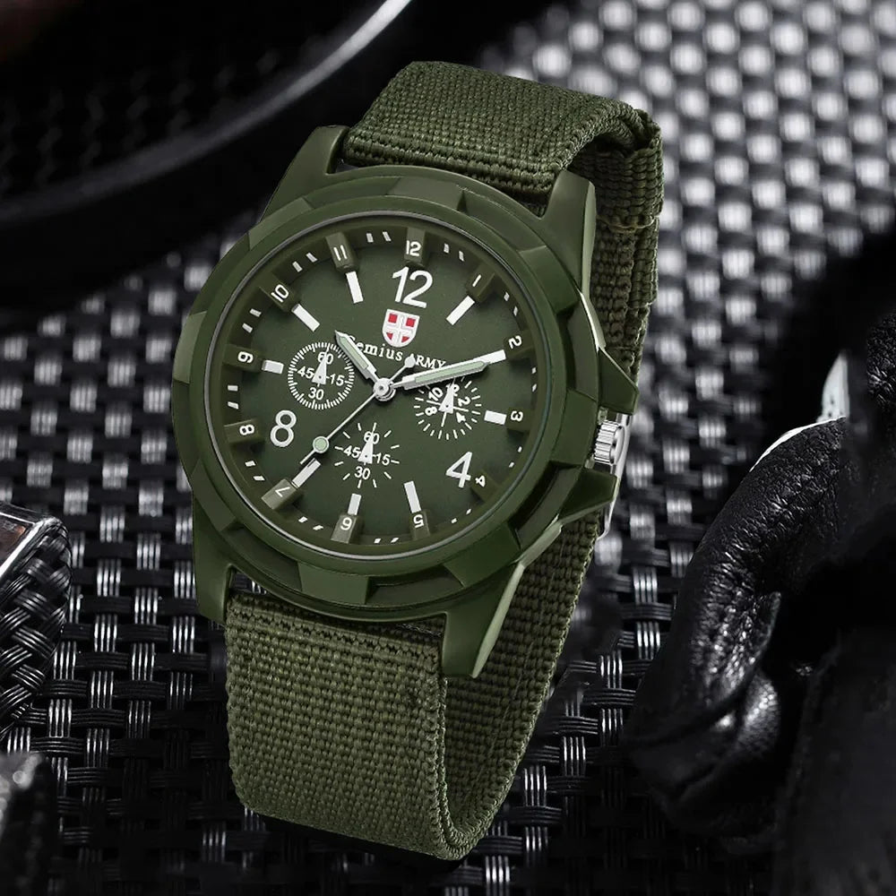 2023 Watches Men Top Brand Luxury Casual Military Quartz Sport Wristwatch Soft Nylon Band Male Clock Watch relogio masculino