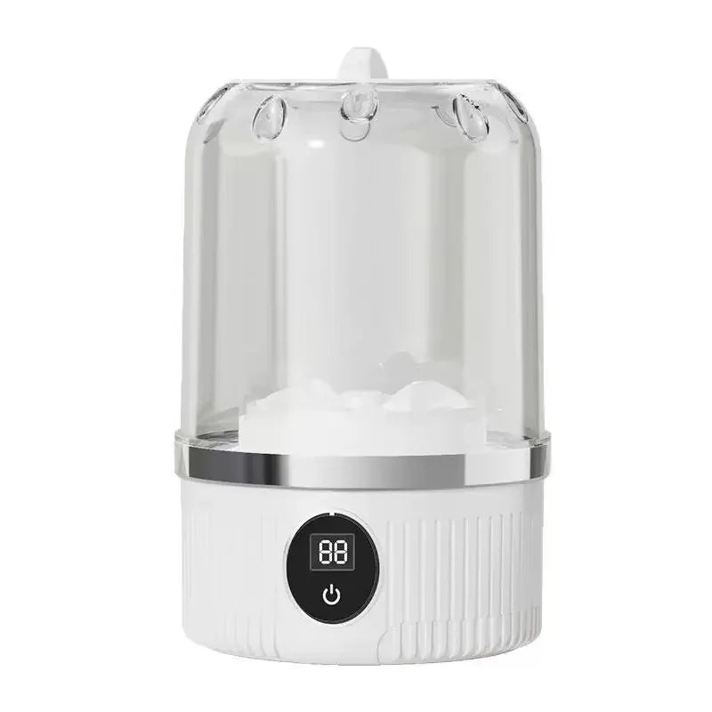 Wireless Washing Machine, , 1L Mini Sock Washing Machine,portable Underwear and Sock Cleaner, Dehydrating Washing Bucket