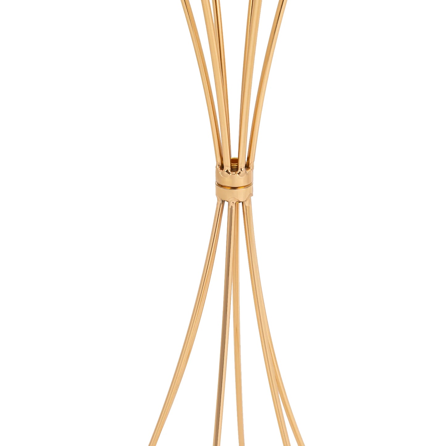 3Pcs Gold Metal Flower Stands for Weddings-19.7" to 31.1" Tall edding Centerpieces for Tables,Hourglass Centerpiece Trumpet Vase
