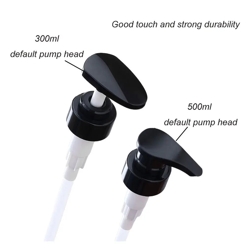 300/500ml Hand Soap Dispenser Cylinder Pump Bottle Dispenser Bathroom Shampoo Bottle Cylinder Shape Travel Lotion Container