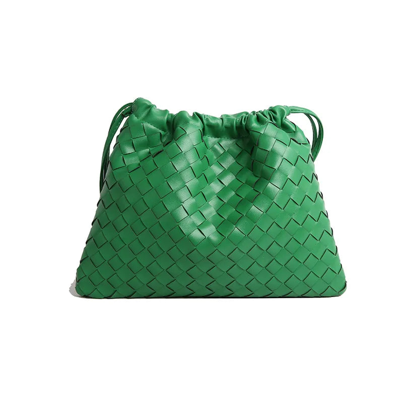 2025 Summer's Must-Have! Handmade Woven Bucket Bag for Women - Simple Elegance, Spacious Interior, Shoulder/Crossbody Options