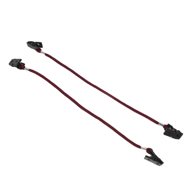 2Pcs Cap Wind-proof Rope Hat Clips Cap Retainer Outdoor Scarf Clip Lanyard Rope Cord For Camping Hiking Travel Equipment