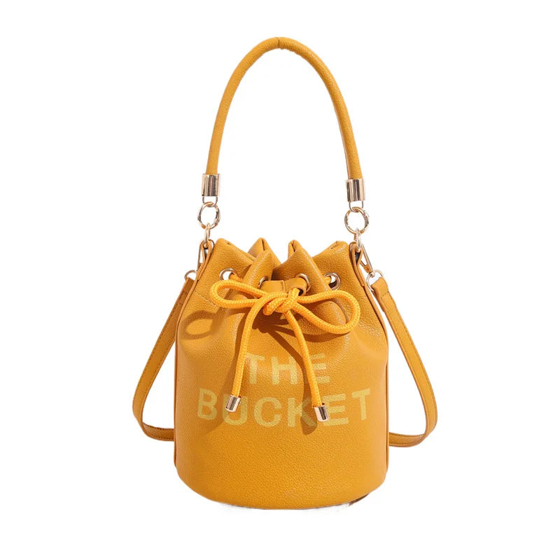 Women's Bag Portable Retro Women's Bag European And American Fashion Multifunctional Bag Women's New Bucket Shoulder Diagonal