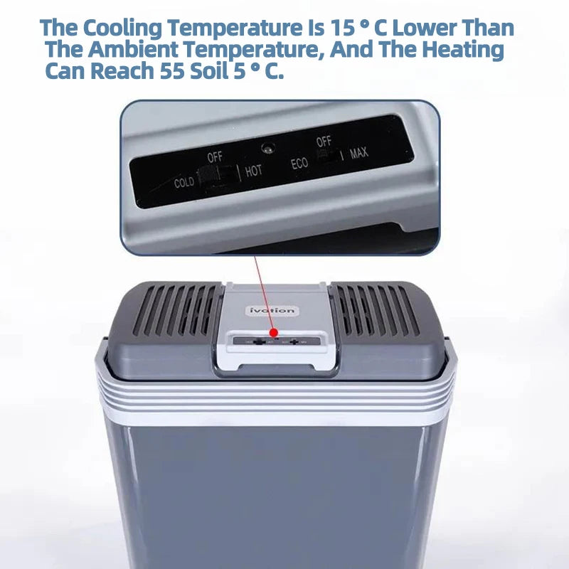 24L Car Refrigerator 12V 220V Heat Cool Mini Electric Equipment For Cars Compressor Box Fridge Electric Devices Nest Freezer