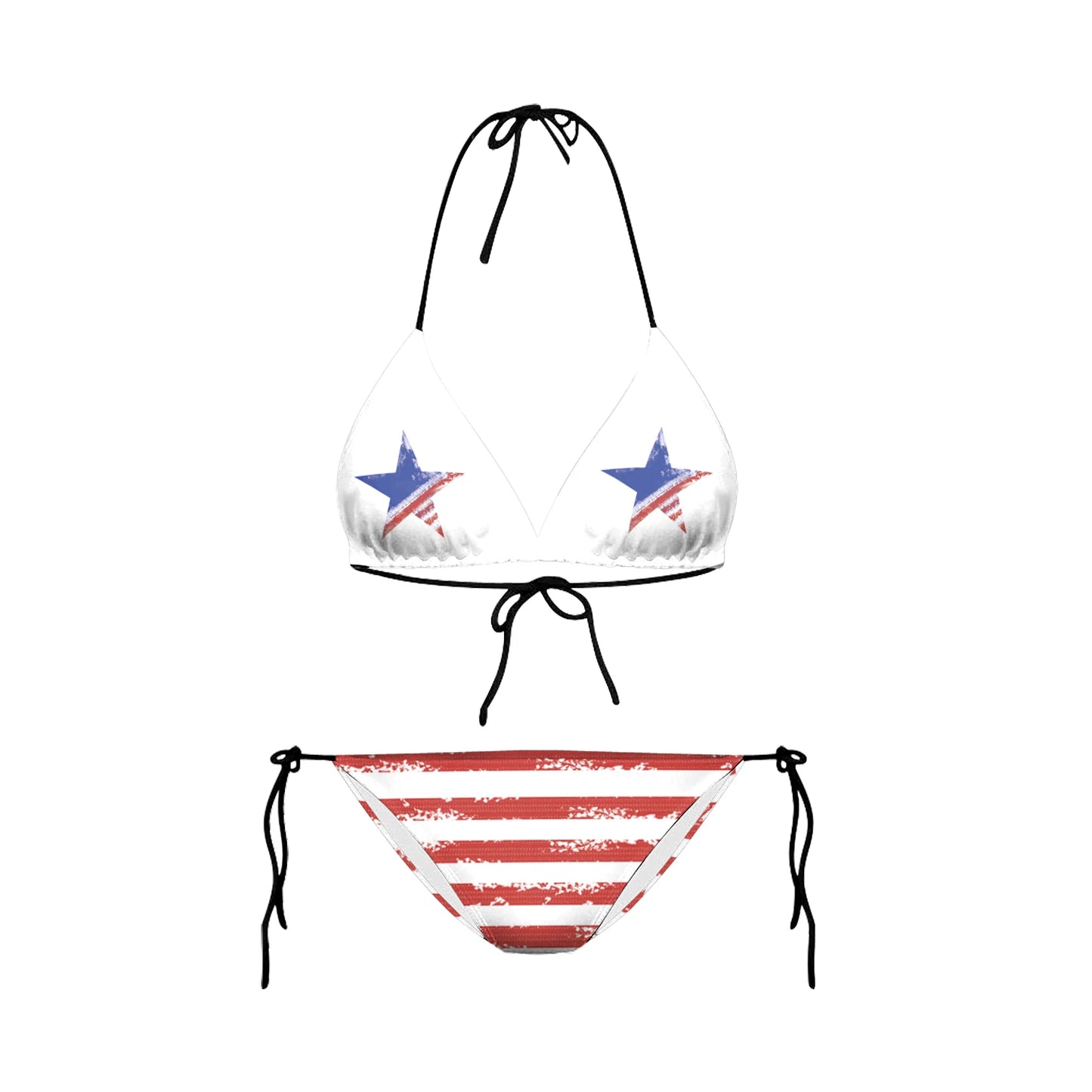 2023 Bikinis Mujer Women Bikinis Swimwear Beach Wear American Flag Bikini 3D Printed Sexy Swimsuit Bathing Suits
