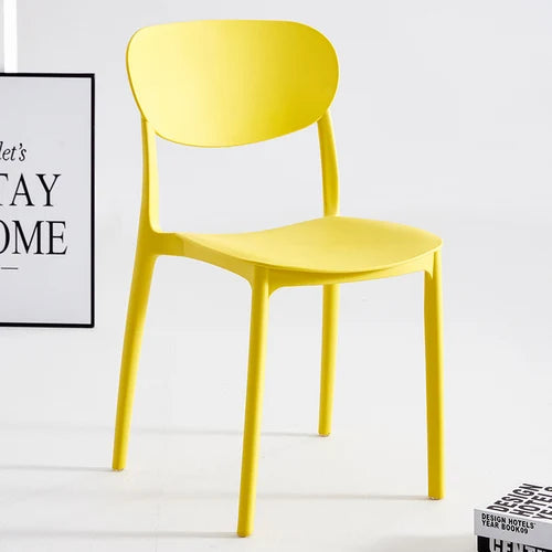 Kitchen Plastic Dining Chairs Nordic Modern European Home Dining Chairs Ultralight Trendy Sillas Comedor Garden Furniture Sets