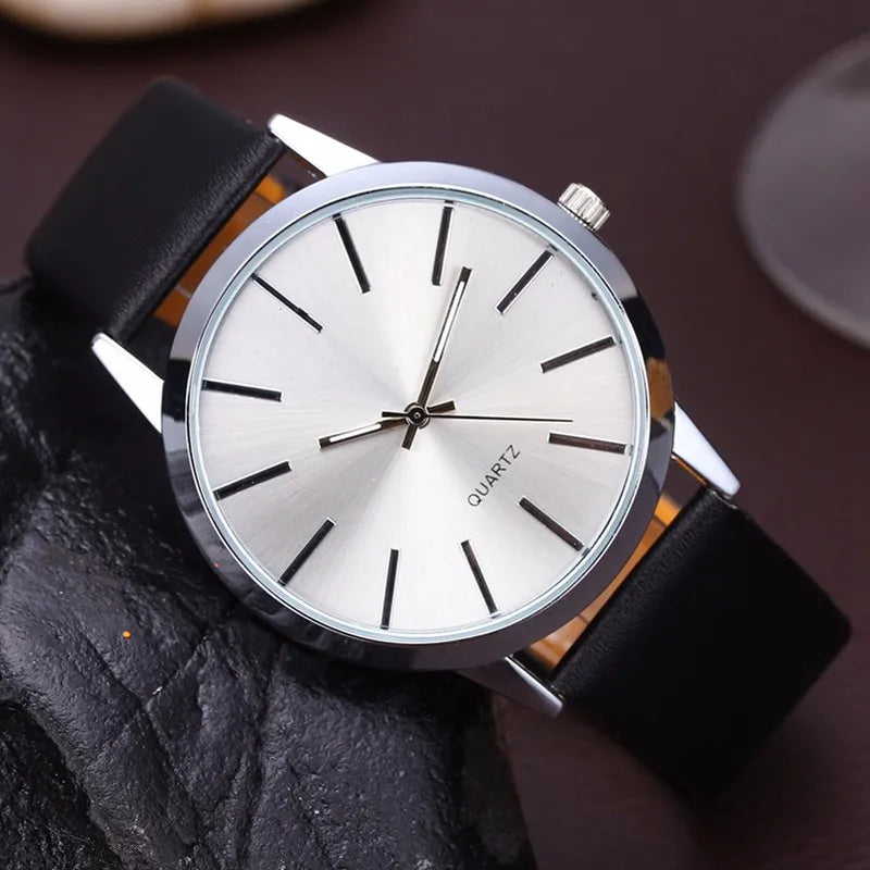 Women's Wristwatches Fashion Simple Analog Ladies Quartz Watch Casual Leather Strap Woman Watch Female Clock montres femmes