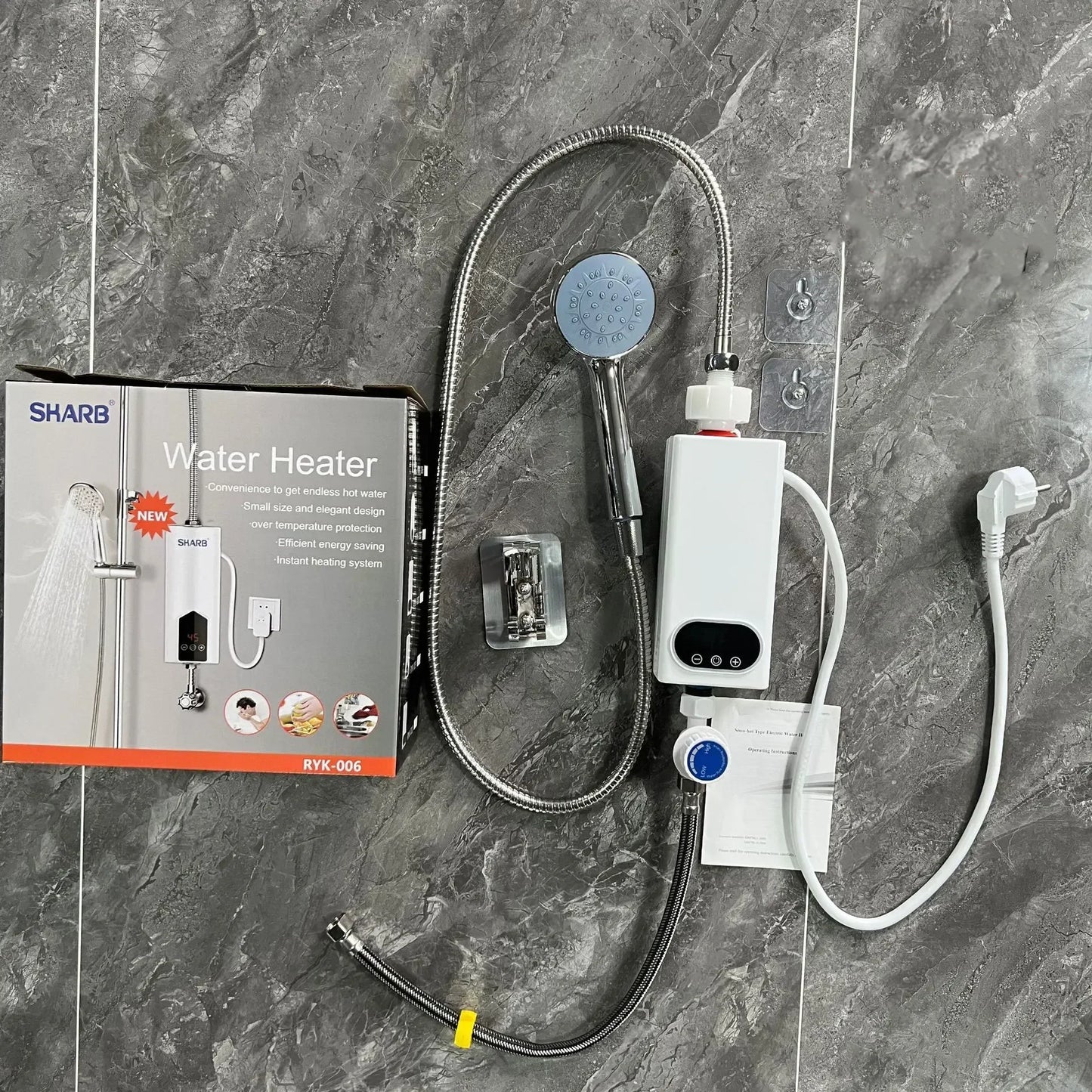 Electric Tankless Water Heater Constant Temperature Instant Hot Water Heater with Digital Display On Demand Hot Water Heater