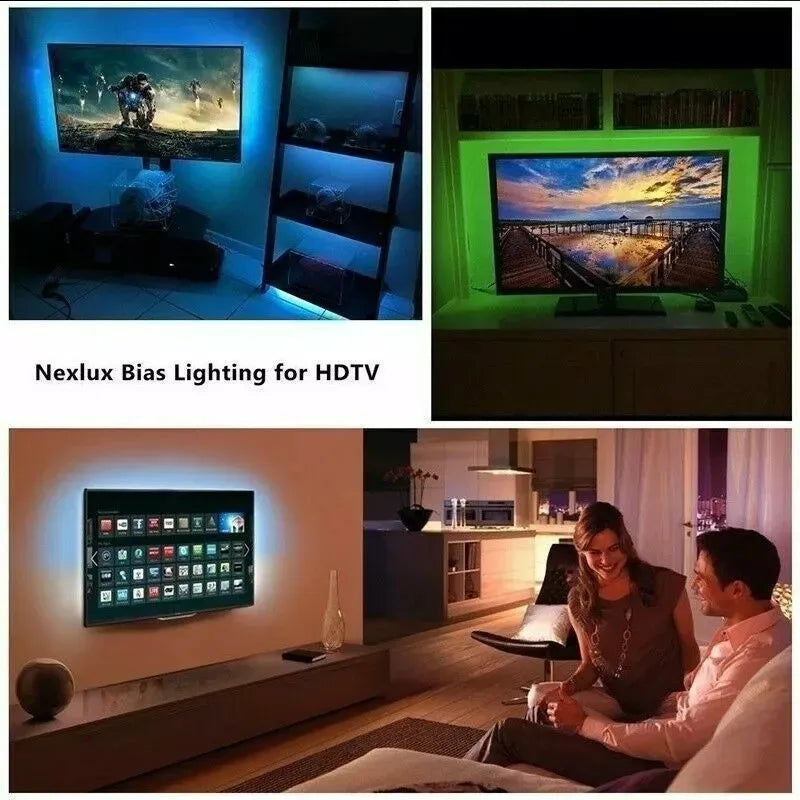 Smart Led Strip Light for TV Festival Backlight 5050 RGB USB 5V Bluetooth APP Remote Control Led Tape Diode Flexible Ribbon Lamp