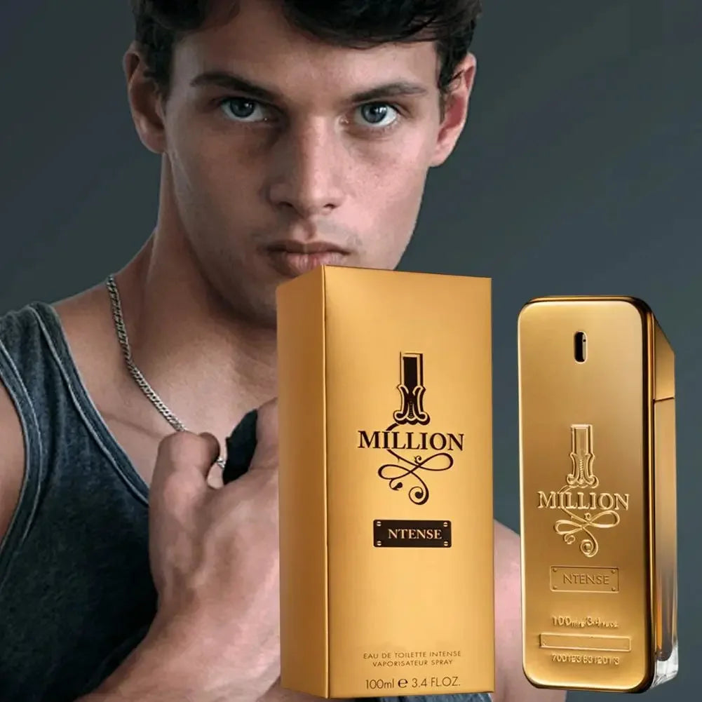 100ml Perfume Golden Million Gold Brick Extrait - Men's Long-Lasting Woody Perfume Men's Perfume Pray Fragrance
