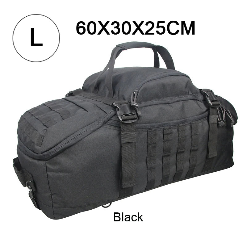 35L 50L 80L Outdoor Mountaineering Bag Molle Tactical Backpack Large Duffel Bag Hiking Camping Travel Bags