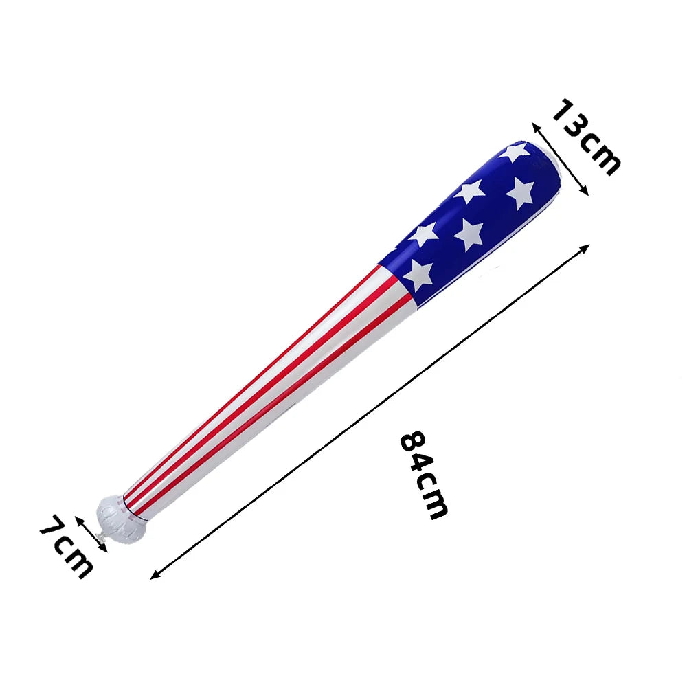 Kids Inflatable Baseball Bat and Ball Inflatable Toys Adult PVC Inflatable Baseball Outdoor Courtyard Garden Playing Play a Ball